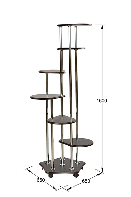 Подставка для цветов Калифорния Шестерочка венге 5508278906 изображение 4 Подставка для цветов Калифорния Шестерочка венге 5508278906 Фото № 4