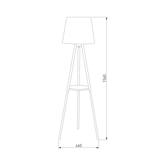 Торшер TK Lighting 698 Vaio White изображение 2 Торшер TK Lighting 698 Vaio White Фото № 2