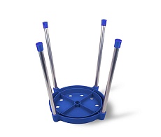 Табурет Sheffilton SHT-S36 синий/хром 8077259306 3