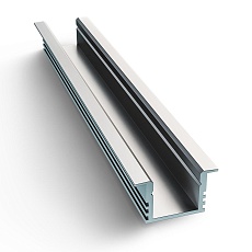 Профиль встраиваемый серебро 2м. Apeyron 08-12-01