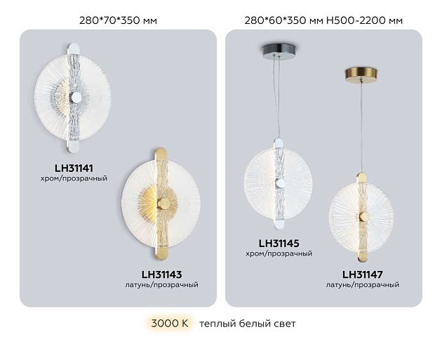Настенный светильник Ambrella light High light LH31141 Фото № 7