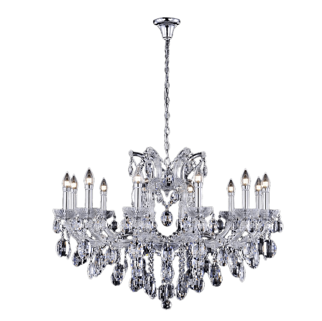 Подвесная люстра Crystal Lux Hollywood SP12 Chrome Фото № 4