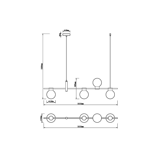 Подвесной светильник Vele Luce Ideale VL5872P14 Фото № 4