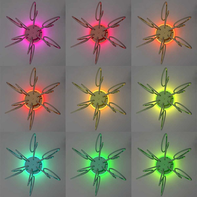 Потолочная светодиодная люстра Citilux Salma Smart CL224A162 изображение 4 Потолочная светодиодная люстра Citilux Salma Smart CL224A162 Фото № 4