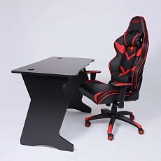 Компьютерный стол AksHome Flyer черный, мдф с карбоновым покрытием 80337 1