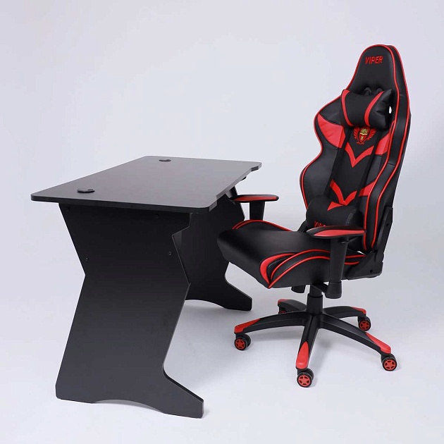 Компьютерный стол AksHome Flyer черный, мдф с карбоновым покрытием 80337 изображение 2 Компьютерный стол AksHome Flyer черный, мдф с карбоновым покрытием 80337 Фото № 2