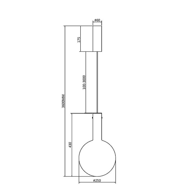 Подвесной светодиодный светильник Maytoni Nebula MOD182PL-L6B3K Фото № 6