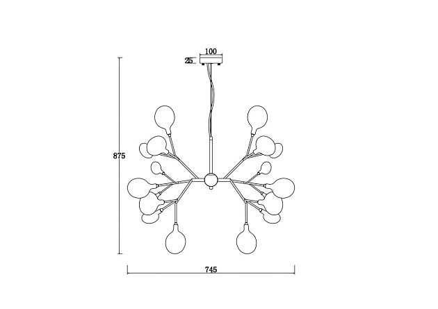 Подвесная люстра Freya Florencia FR5049PL-27W Фото № 7