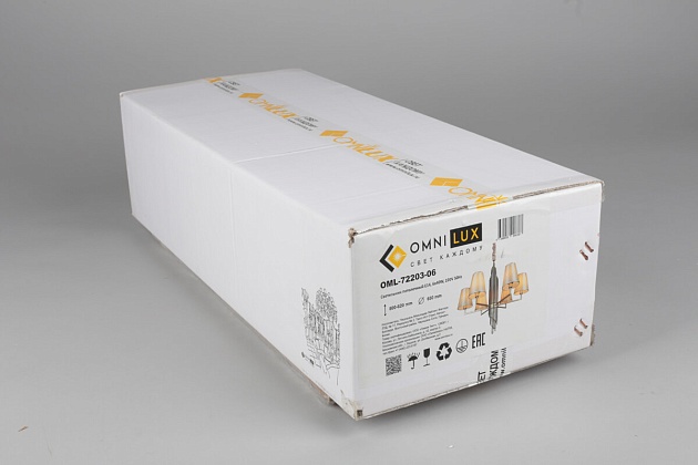 Подвесная люстра Omnilux Porlezza OML-72203-06 изображение 9 Подвесная люстра Omnilux Porlezza OML-72203-06 Фото № 9