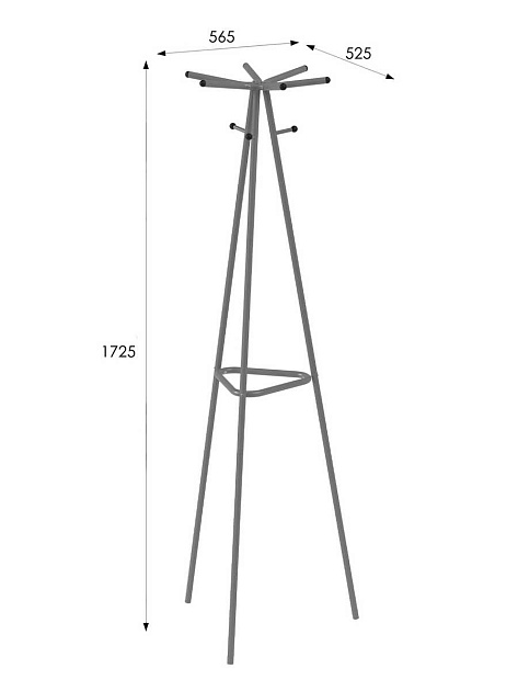 Напольная вешалка Мебелик Галант 217 007157 Фото № 3