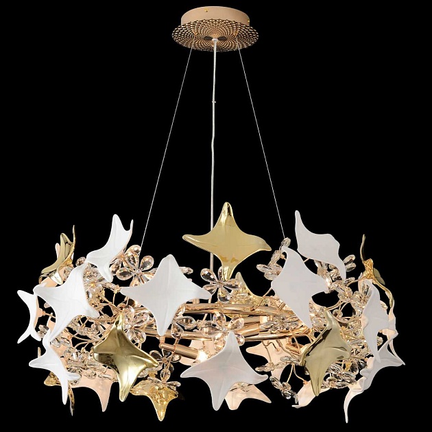 Подвесная люстра Crystal Lux LETISIA SP8 GOLD изображение 1 Подвесная люстра Crystal Lux LETISIA SP8 GOLD Фото № 1
