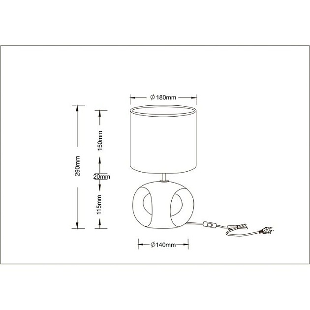 Настольная лампа Arte Lamp Zaurak A5035LT-1CC Фото № 2