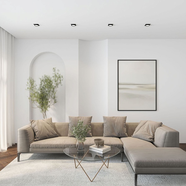 Встраиваемый светильник Denkirs Flat DK2091-BK изображение 5 Встраиваемый светильник Denkirs Flat DK2091-BK Фото № 5