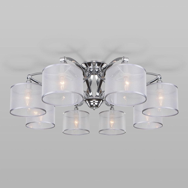 Потолочная люстра Eurosvet Fabiola 60124/8 хром Smart Фото № 6