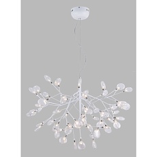 Подвесная светодиодная люстра Crystal Lux Evita SP63 White/Transparent 2