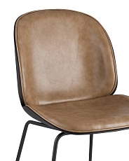 Кухонный стул Stool Group Турин бежевая экокожа черные ножки 8329 PU BEIGE 5