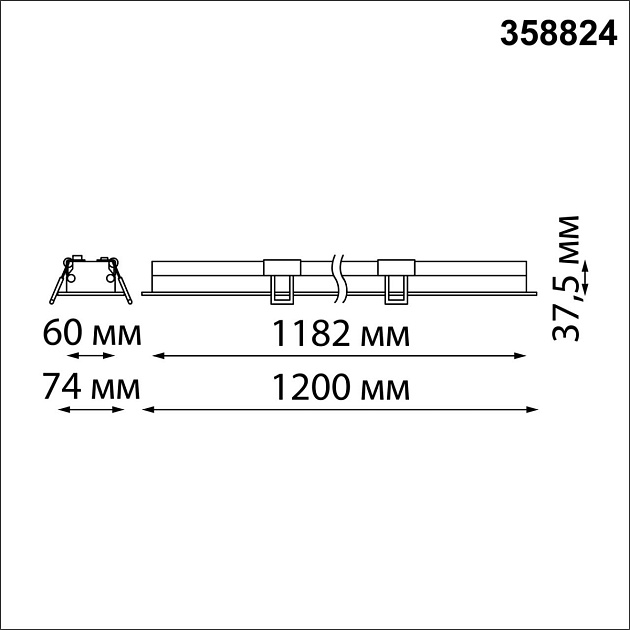 Встраиваемый светодиодный светильник Novotech Spot Iter 358824 Фото № 3