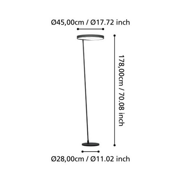 Торшер Eglo CAREDARA 390167 изображение 4 Торшер Eglo CAREDARA 390167 Фото № 4