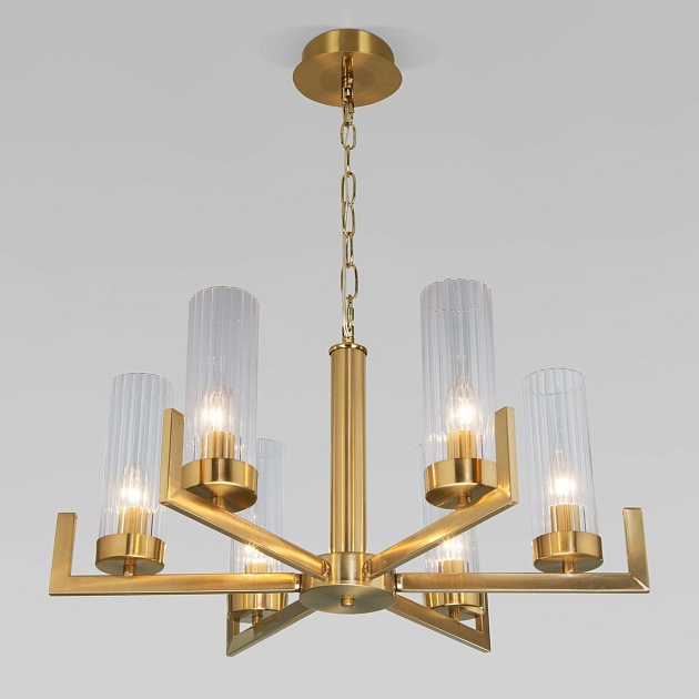 Подвесная люстра Eurosvet Arganie 60133/6 латунь изображение 6 Подвесная люстра Eurosvet Arganie 60133/6 латунь Фото № 6