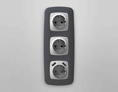 Лицевая панель розетки AMBRELLA VOLT OP4090 1