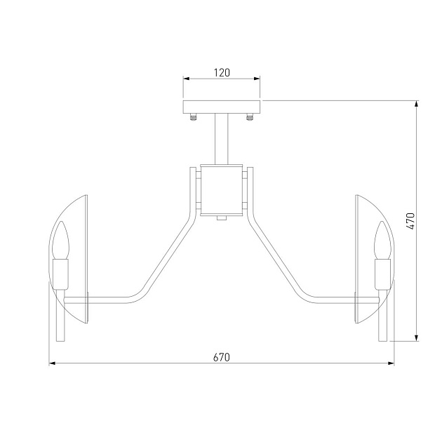 Потолочная люстра Eurosvet Rocco 60135/6 латунь изображение 2 Потолочная люстра Eurosvet Rocco 60135/6 латунь Фото № 2