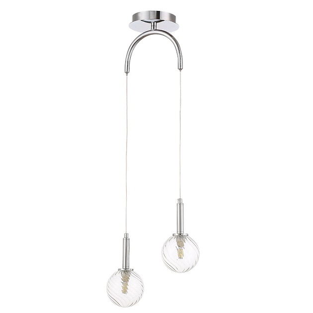 Подвесной светильник Crystal Lux Luxury SP2 Chrome Фото № 4