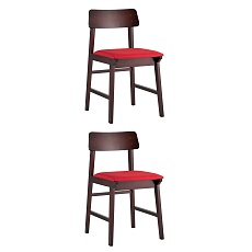 Кухонный стул Stool Group ODEN NEW мягкое сидение красное 2 шт. MH52035 APPLE-6 RED-KOROB2
