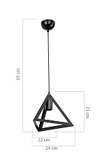 Подвесной светильник Toplight Cherise TL1605H-01BK 3