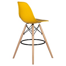 Стул барный DOBRIN DSW BAR (ножки светлый бук, цвет горчичный (Y-03)) 638GPP-LMZL DSW BAR 1