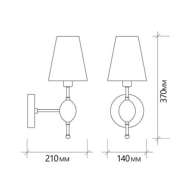 Бра Escada Elegy 2106/1A Фото № 2