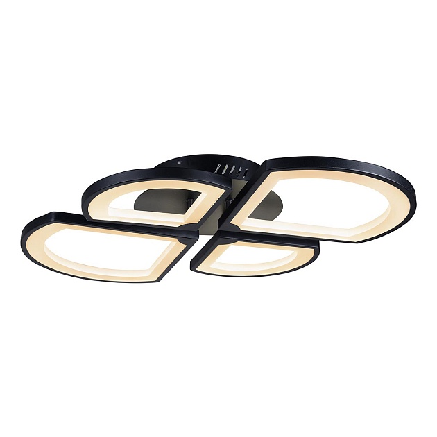 Потолочная светодиодная люстра iLedex River X024-4 BK Фото № 3