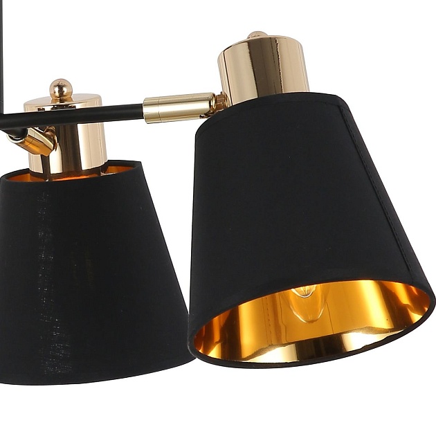 Потолочная люстра Illumico IL6116-4COU-79 BK GD изображение 2 Потолочная люстра Illumico IL6116-4COU-79 BK GD Фото № 2