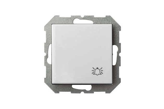 Кнопка звонка Liregus Epsilon белый 28-011 Фото № 4