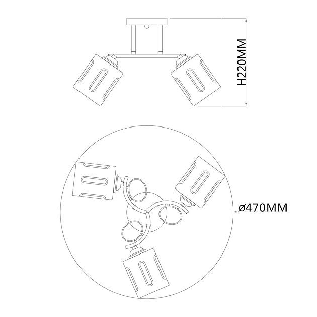 Потолочная люстра Escada Calluna 1120/3PL Фото № 2