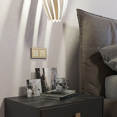 Рамка Werkel Aluminium на 2 поста шампань алюминий W0021711 4690389158148 1