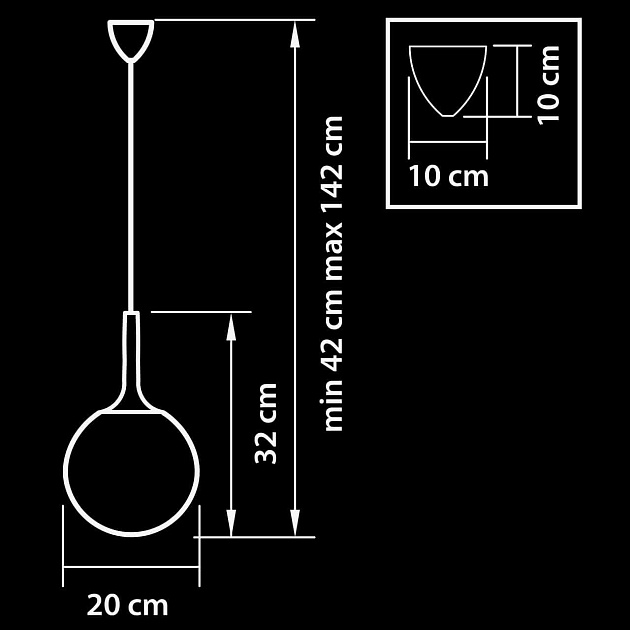 Подвесной светильник Lightstar Globo 813022 Фото № 2