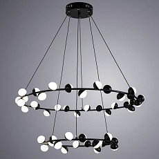Подвесная светодиодная люстра Arte Lamp Dexter A3619SP-48BK 1
