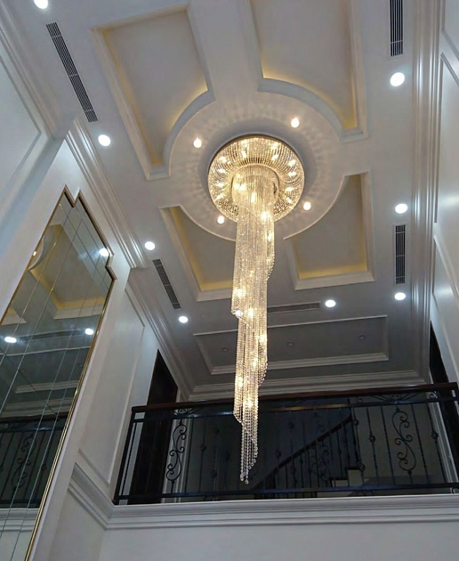 Каскадная люстра Artglass Spiral Column 1000X2500 CE изображение 5 Каскадная люстра Artglass Spiral Column 1000X2500 CE Фото № 5