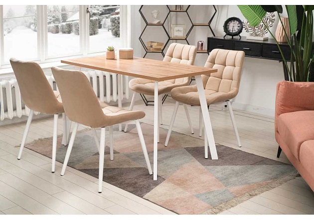 Кухонный стол Woodville Тринити Лофт 489657 изображение 7 Кухонный стол Woodville Тринити Лофт 489657 Фото № 7