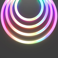 Гибкий неон Maytoni 17,2W/m 384LED/m 2835+2016LED/m 1313SMD дневной белый + RGB 5М 20305 3