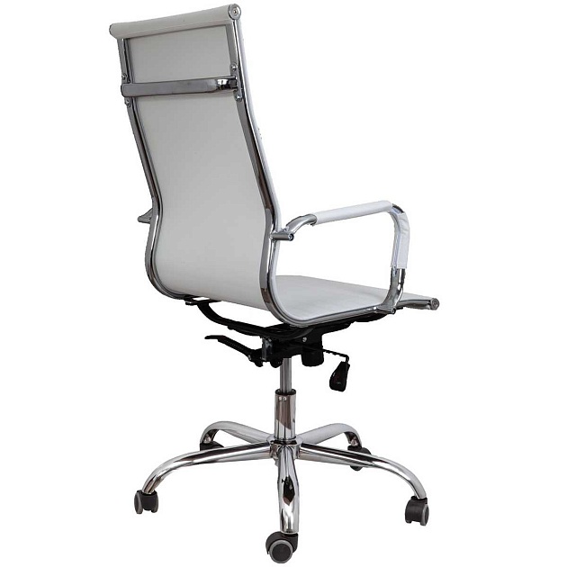 Офисное кресло AksHome Elegance белый, экокожа 69495 Фото № 5