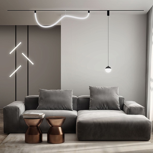 Трековый светодиодный светильник Denkirs Smart Moon DK8056-BK изображение 3 Трековый светодиодный светильник Denkirs Smart Moon DK8056-BK Фото № 3