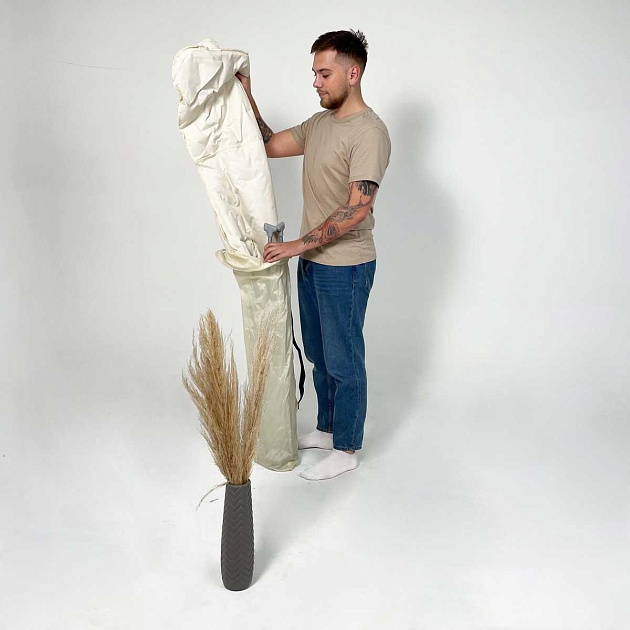 Складной стул AksHome Maggy белый, искусственный мех 86919 Фото № 2