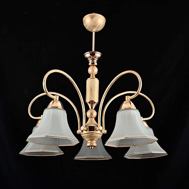 Подвесная люстра ЭкономСвет 13140/5WG+FGD WT изображение 1 Подвесная люстра ЭкономСвет 13140/5WG+FGD WT Фото № 1