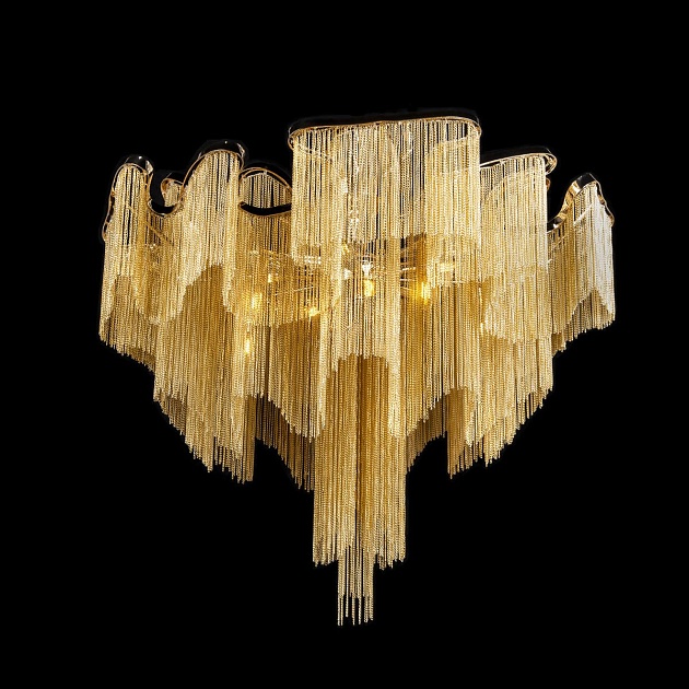 Потолочная люстра Loft IT Stream 10208/1000C Gold изображение 4 Потолочная люстра Loft IT Stream 10208/1000C Gold Фото № 4