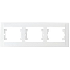 Рамка Makel 3-м Defne горизонт. бел. 42001703