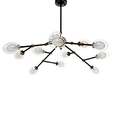 Подвесная люстра Lumina Deco Crocus LDP 7002-12 BK+MD 2