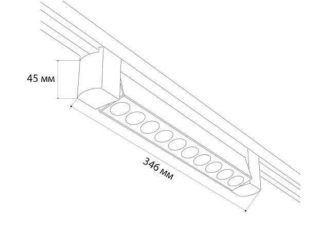 Трековый светодиодный светильник Italline IT08-8031 black 4000K изображение 2 Трековый светодиодный светильник Italline IT08-8031 black 4000K Фото № 2