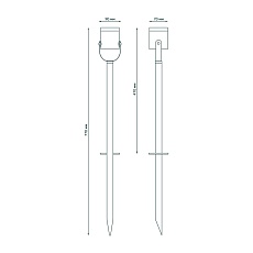 Ландшафтный светильник Gauss Sonata GD155 3