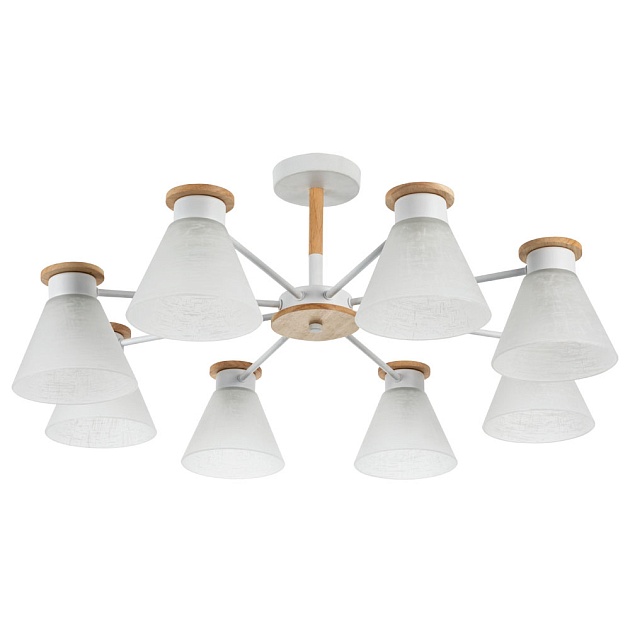 Потолочная люстра Arte Lamp Tyler A1031PL-8WH Фото № 1
